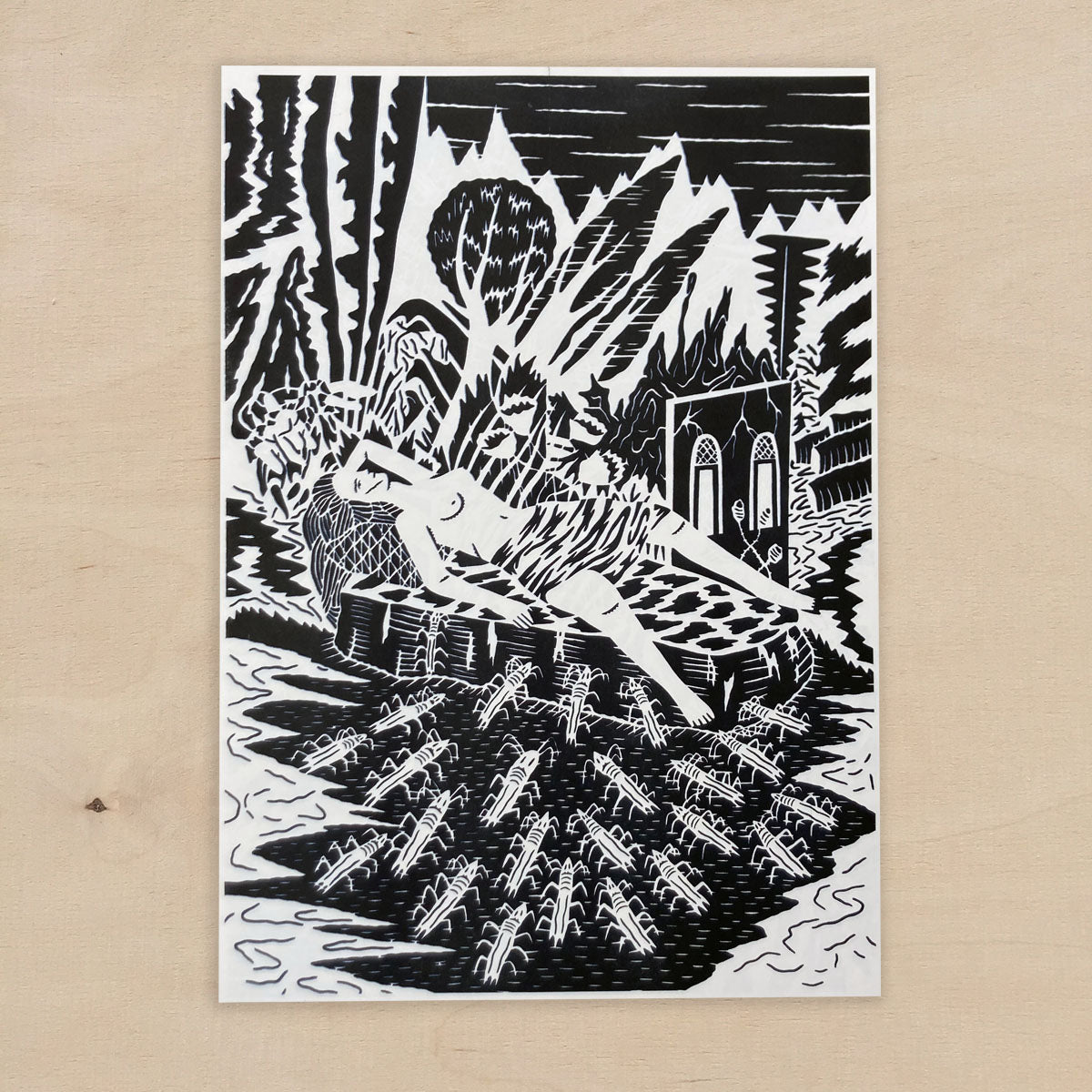 Languid Woman - Miroslav Weissmuller